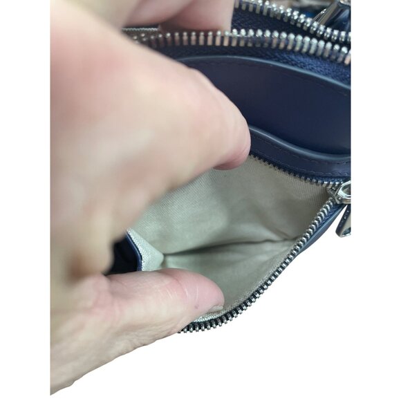 Radley London womans leather Navy Scottie Dog Logo Crossbody Med SKU 9552 - Picture 7 of 16